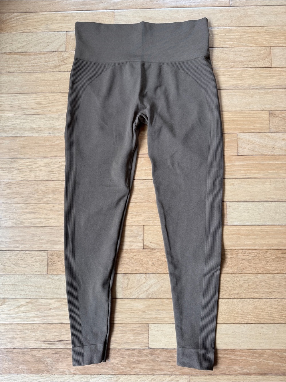 SET active seamless high rise brown leggings